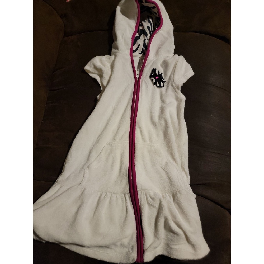 Gymboree wild‎ for zebra swim suit cover up size s 5 6